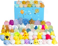 30pcs Glow in The Dark Squish Animals Stress Relief Baby Kids Toy Cute Decor