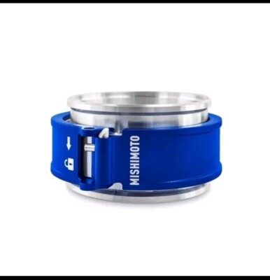 Aluminium Schnellspannklemme - 76,2 mm (3'') - blau Mishimoto MMCLAMP-QD-30BL