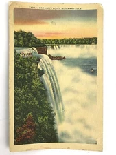 Vintage 1940 Niagara Falls Postcard Mentions Seeing Dionne Quintuplets Quints