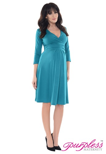 Purpless Maternity Dress Vneck Pregnancy Clothing Size 8 10 12 14 16 18 Top 4400 - Picture 35 of 41
