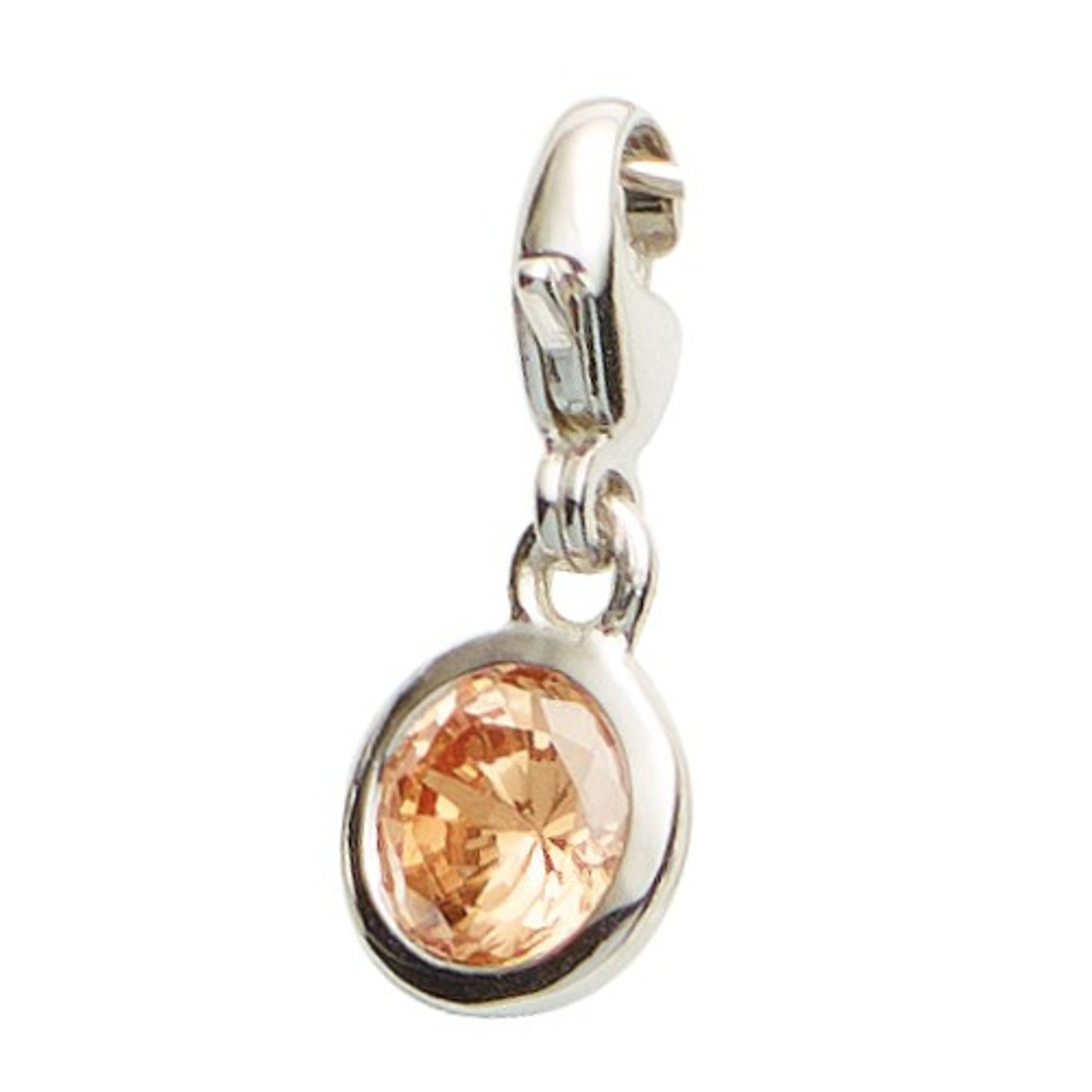 Основные подвески Silber 22VX092C Damen Sterling-Silber 925 braun Zirkonia 5390₽