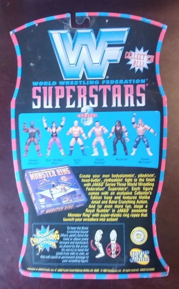 1996 WWF JAKKS Pacific MOC Superstars Serie 3 Shawn Michaels Nuevo en Paquete En Paquete Nuevo WWE Foto 2 de 4