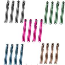 WORKPRO LED Pen Light 4-Pack Aluminum Pocket Light Pen Flashlight 8AAA Batteries