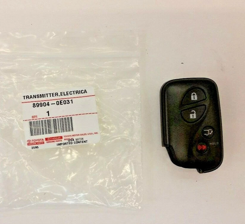 TRANSMISOR LLAVE INTELIGENTE LEXUS OEM FÁBRICA 2010-2015 RX350 SIP 89904-0E031 Foto 2 de 2