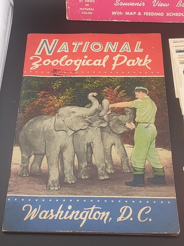The National Zoological Park Washington D.C. Souvenir Books 1953 Post Cards bL - Picture 2 of 16