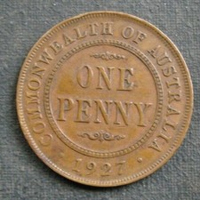 NN) Australien 1 One Penny 1927 Australia - Georg 5