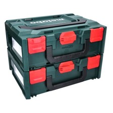 Metabo metaBOX 145 2x System Werkzeug Koffer 396x296x145 mm + Universaleinlage