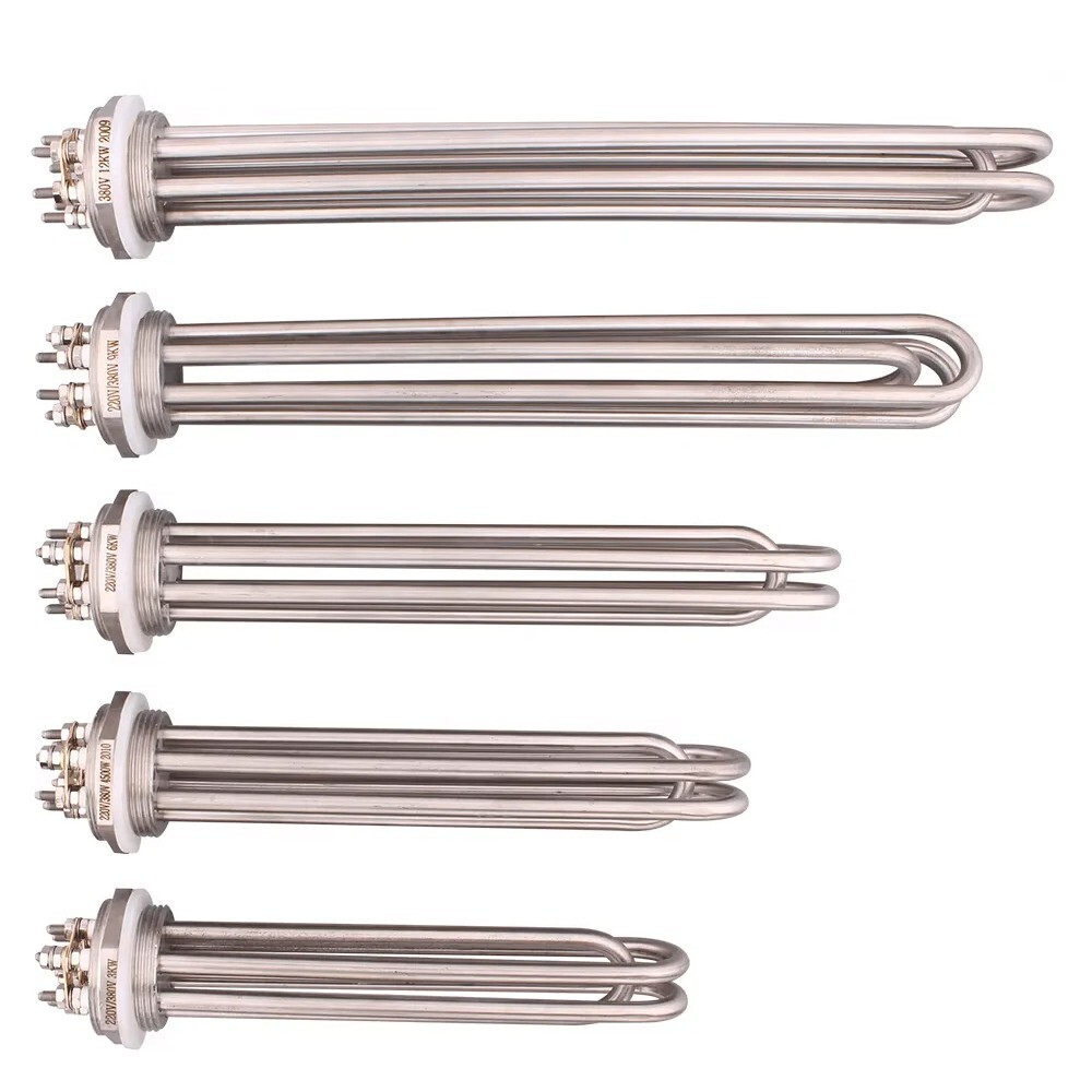 220V Immersion Water Heating Element DN32 DN40 Tubular Electric