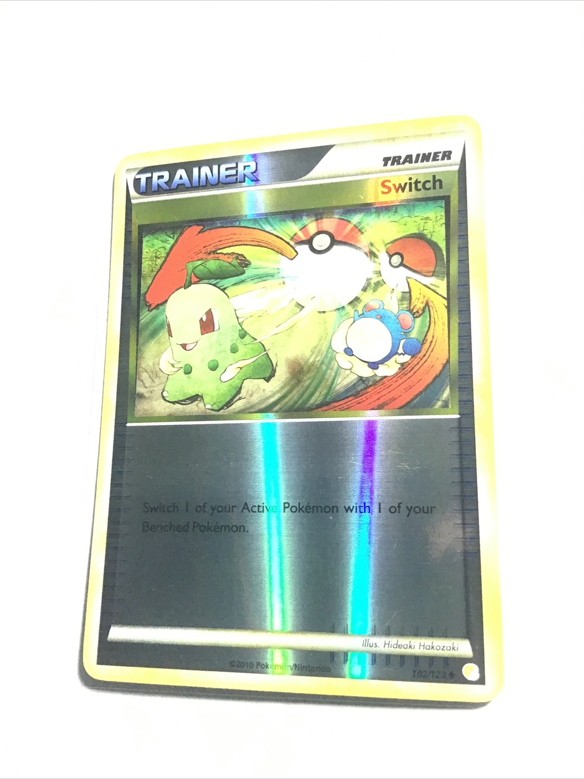 SWITCH - 102/123 - HeartGold SoulSilver HGSS - Reverse Holo - Pokemon Card - NM