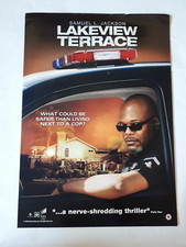 LAKEVIEW TERRACE SAMUEL L JACKSON  ORIGINAL POSTER Video Shop DVD 42x59.2cm