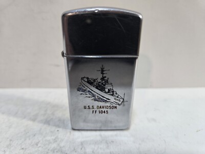 最終値下げ USS Working Vintage Davidson 7511/33 Lighter Zippo 1045 FF ミリタリー