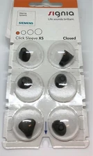 Connexx XS Closed 2.0 Click Sleeves 6 pk Signia MiracleEar Kirkland US Seller