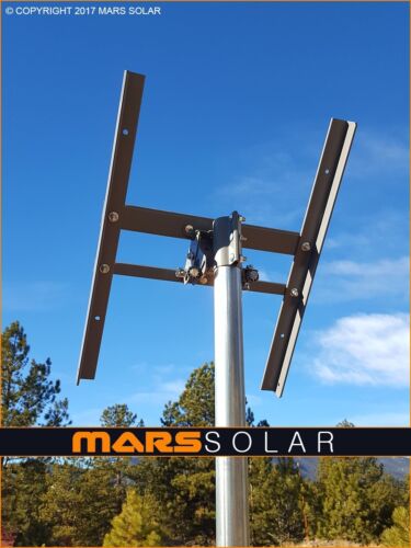 Mars Solar V2.0 Eagle Solar Panel Rack / 2" (OD) Pole Mount Fits 40W - 700W  - Picture 1 of 11