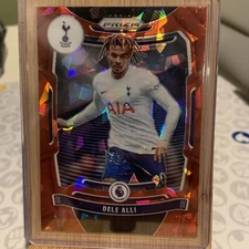 2021-22 Panini Prizm English Premier League Prizms Red Ice 164 Dele Alli
