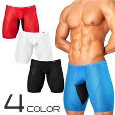 GX3 AIRSKIN HALF SPATS SPORTS LONG BOXER JAPAN SEXY UNDERWEAR K1839