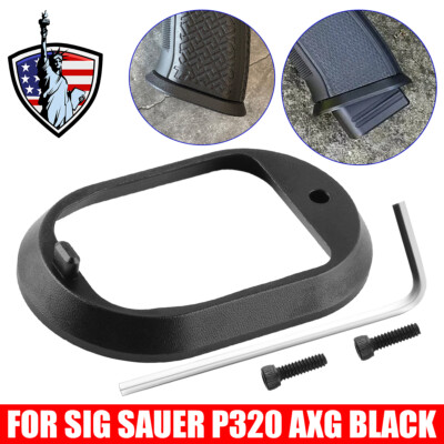 Alluminum Magwell for Sig Sauer P320 AXG Black#Hunting  part