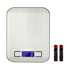 Báscula de cocina digital multifunción báscula de alimentos de acero inoxidable con pilas