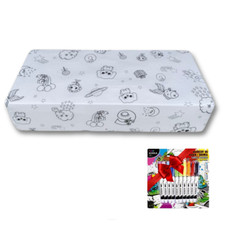 FORTISLINE Kinder-Tisch Malspaß - Kreative Kindermöbel zum Ausmalen mit Stiften