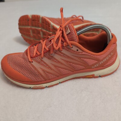 Merrell Vibram Women's 10 Mesh Lace-Up Sneakers Bare Access XTR Goldfish
