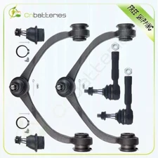 Front Ball Joint Upper Control Arm Tie Rod Ends Kit for 2005-2010 Dodge Dakota