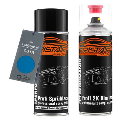 Autolack 2K Spraydosen Set für Lamborghini 0015 Blu Ely Sirana Metallic