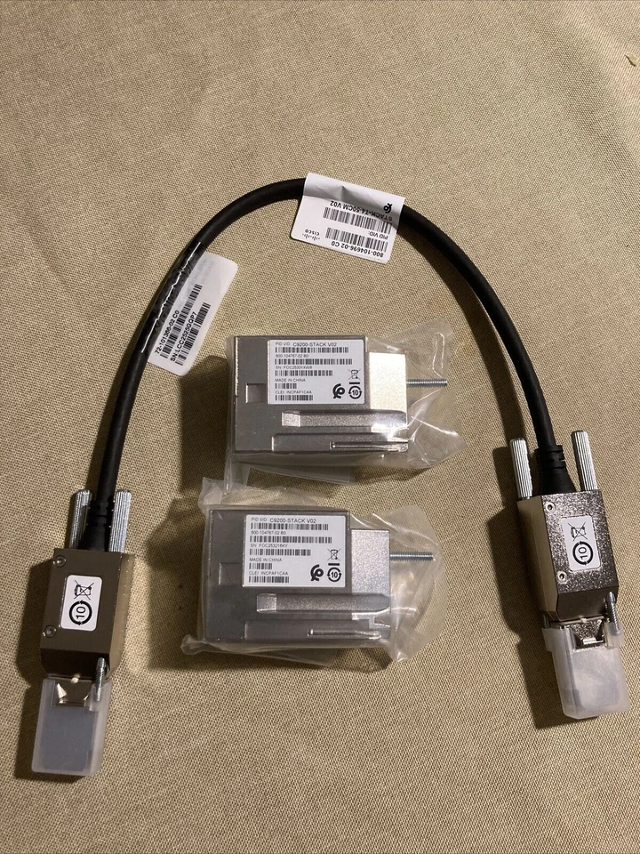 Cisco C9200-STACK-KIT Stack Module Kit with STACK-T4-50CM Cable - Image 3 of 3
