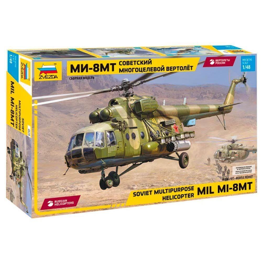 Zvezda 4828 Mil Mi-8MT Soviet Helicopter 1:48 Model Kit | eBay