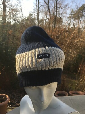 BOGNER Fire & ICE Mütze Dunkelblau/Beige