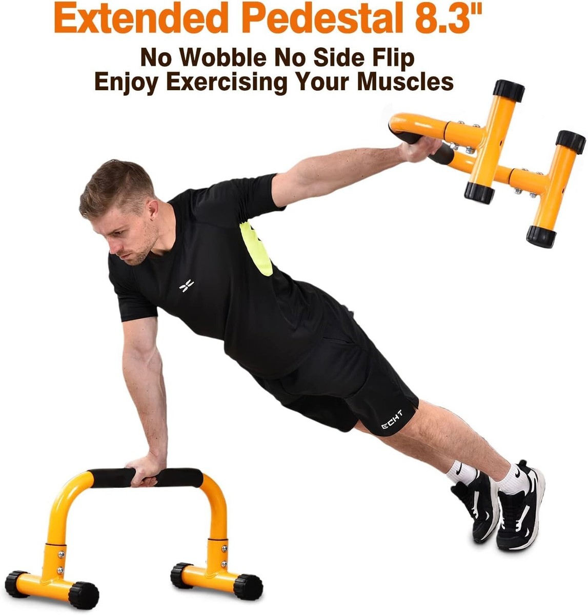 Handstand Bars Rubberbanditz Parallettes Push Up Dip Bars