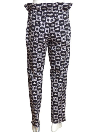 DOLCE & GABBANA- NWT Cotton Print Jogging Pants, Size Small - Picture 3 of 5