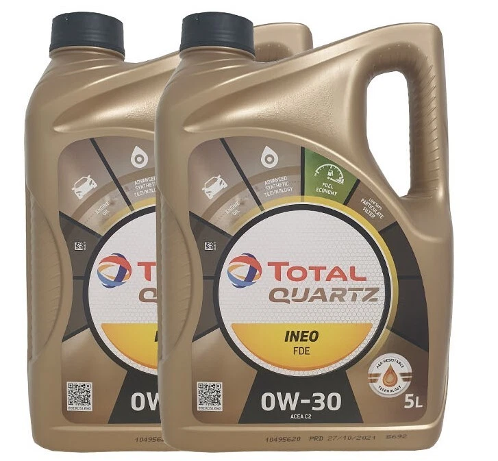 Total Quartz Ineo FDE 0W-30 Motoröl Ford WSS-M21950-A STJLR.03.5007 2x5 Liter