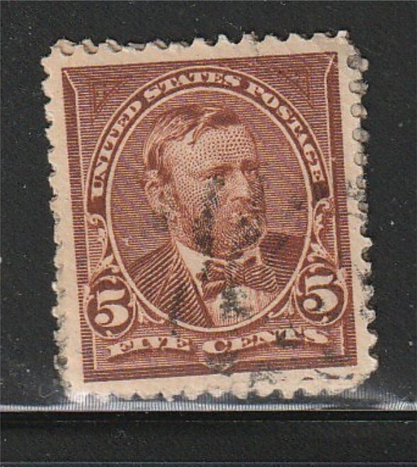 U.S. 1895 Grant 5 cent used  Scott # 270 **SEE PIC** #