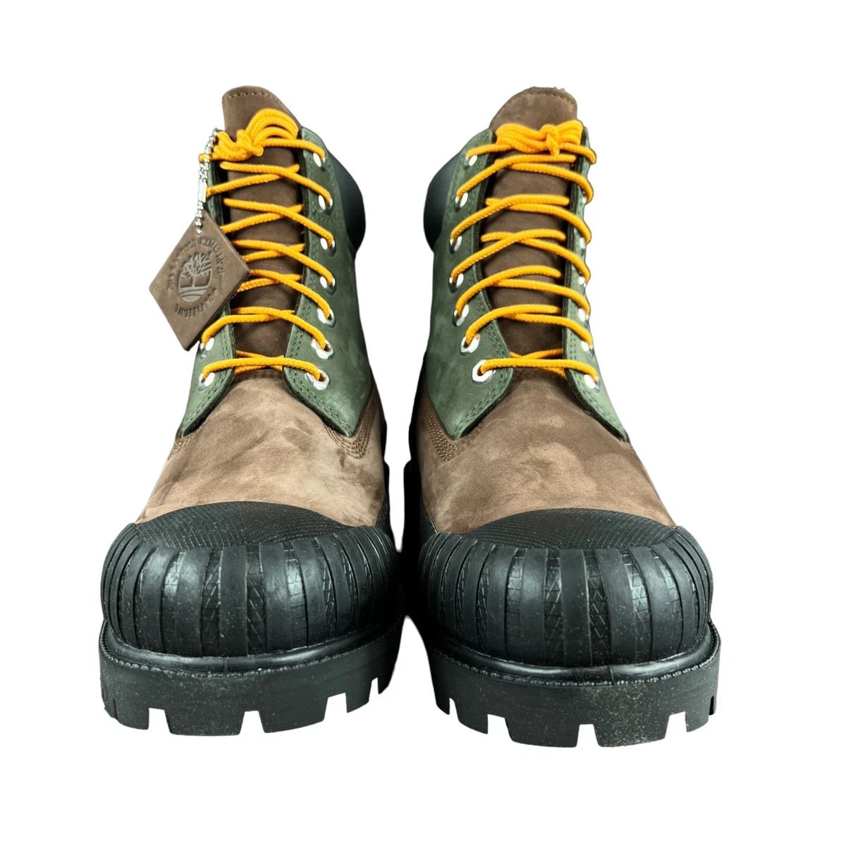 Rubber toe work hot sale boots