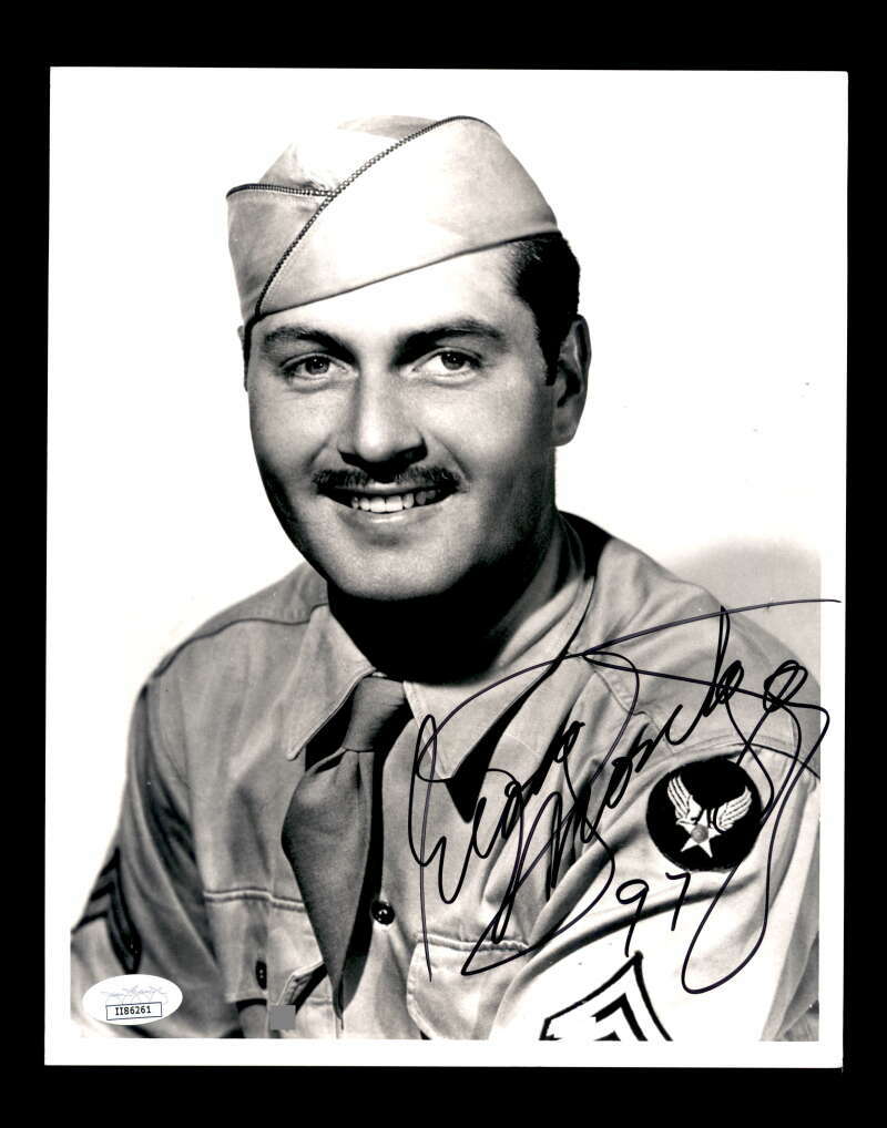 George Montgomery JSA Coa Signed 8x10 Photo Certified Autograph