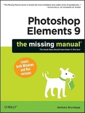 Photoshop Elements 9: The Missing Manual Paperback or Softback 