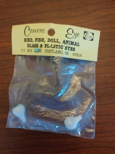 Blown Glass Doll Eyes Carvers Eye 10mm Blue - Picture 4 of 4