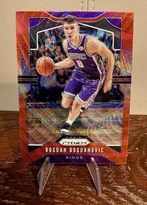Panini Prizm 19-20 Bogdan Bogdanovic Kings #131 Ruby Wave Prizm - NEW