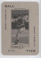 2005 Donruss Throwback Threads Ball Short 3 Base Hit 34/45 Kris Benson 3f5