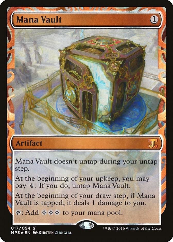 FOIL Mana Vault (MP) Masterpiece Series Kaladesh Inventions MTG Magic Gathering