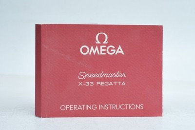 Omega Original Speedmaster Operating Instructions Booklet Manual English