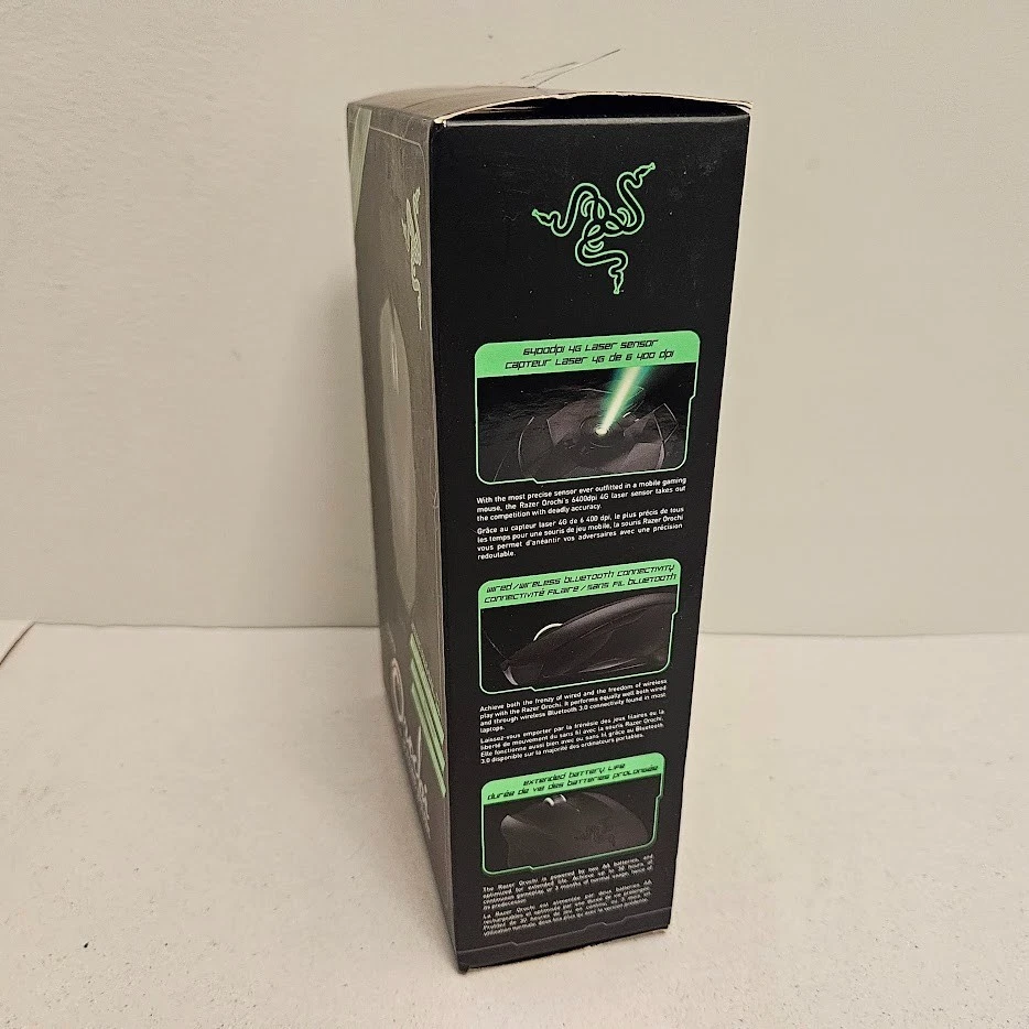 2013 Razer Orochi Elite Notebook Gaming Mouse Black Wireless Bluetooth Wired New - Image 2 of 4