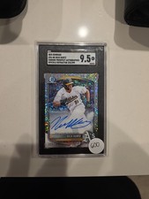 2025 Bowman Chrome Auto Nick Kurtz Speckle Refractor /299 Oakland Athletics