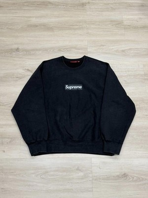 Supreme Washed Box Logo Crewneck | eBay