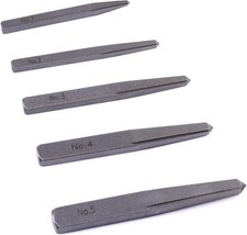 5 Pieces Easy Out Bolt Extractor Set Straight Fluted Screw Extractor...