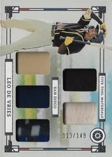 2024 Panini Boys of Summer #FT-LDV Leo De Vries Five Tool Player Materials #/149