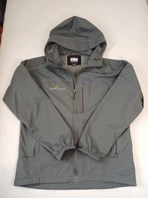 Outdoor Research Mens Large Ferrosi Hooded Jacket Heavyweight Hiking Khaki Green