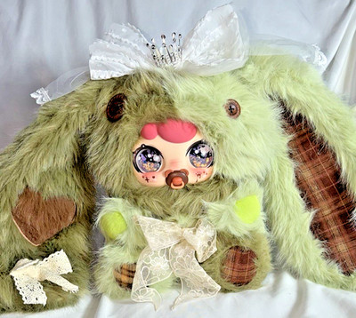Zaza 800% Original Heart Workshop -Embroidery Artist Plush w/Magnetic Pacifier