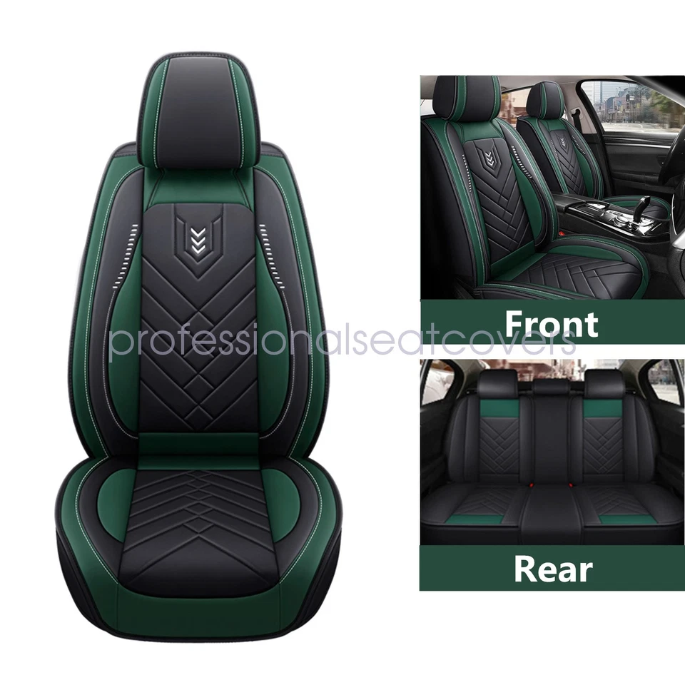 Front & Rear Seat Cover Set Waterproof 5-Seats For Acura MDX TLX ZDX RDX ILX NSX - Image 4 of 4
