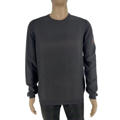 Camel Active Men Dark Grey Crew Neck Sweater Pullover Size L