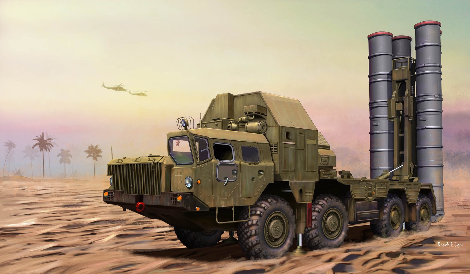 Hobby Boss 1/72 48N6E OF 5P85S TEL S-300PMU SA-10 GRUMBLE Model Kit - 82929